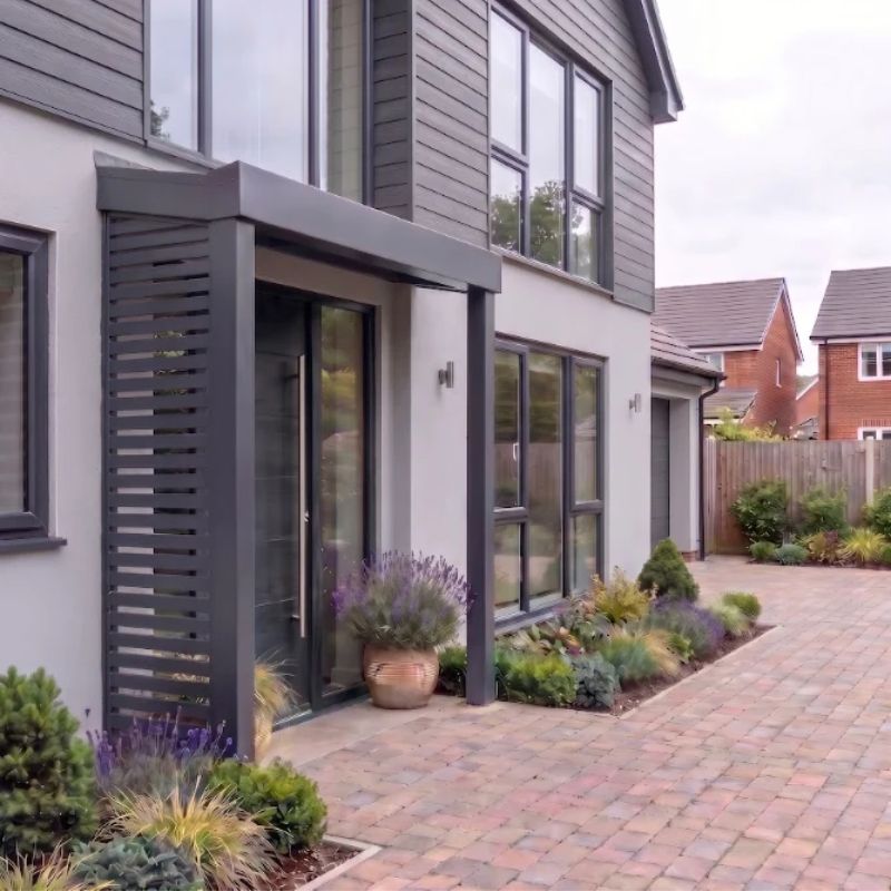 Whatagarden Stylish Entrance Porch